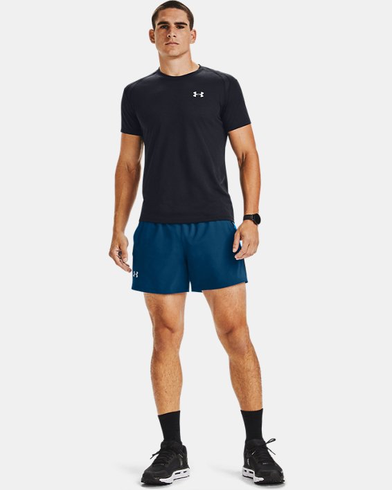 Men's UA Launch SW 5'' Shorts, Blue, pdpMainDesktop image number 1